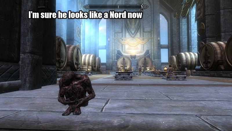 Illustration for article titled Okay, Maybe The High King of Skyrim Can Be A Nice Guy. Sorta.